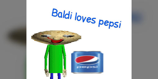 Cover image for Baldi Loves Pepsi