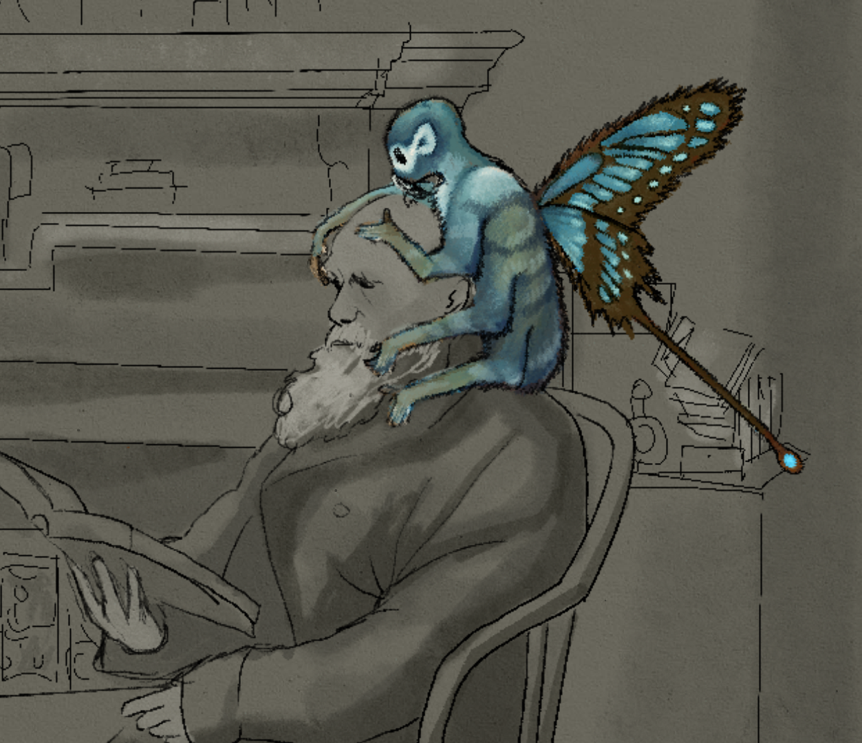 Darwin looking for a friend
