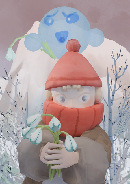 Cover image for The Girl and The Ghost