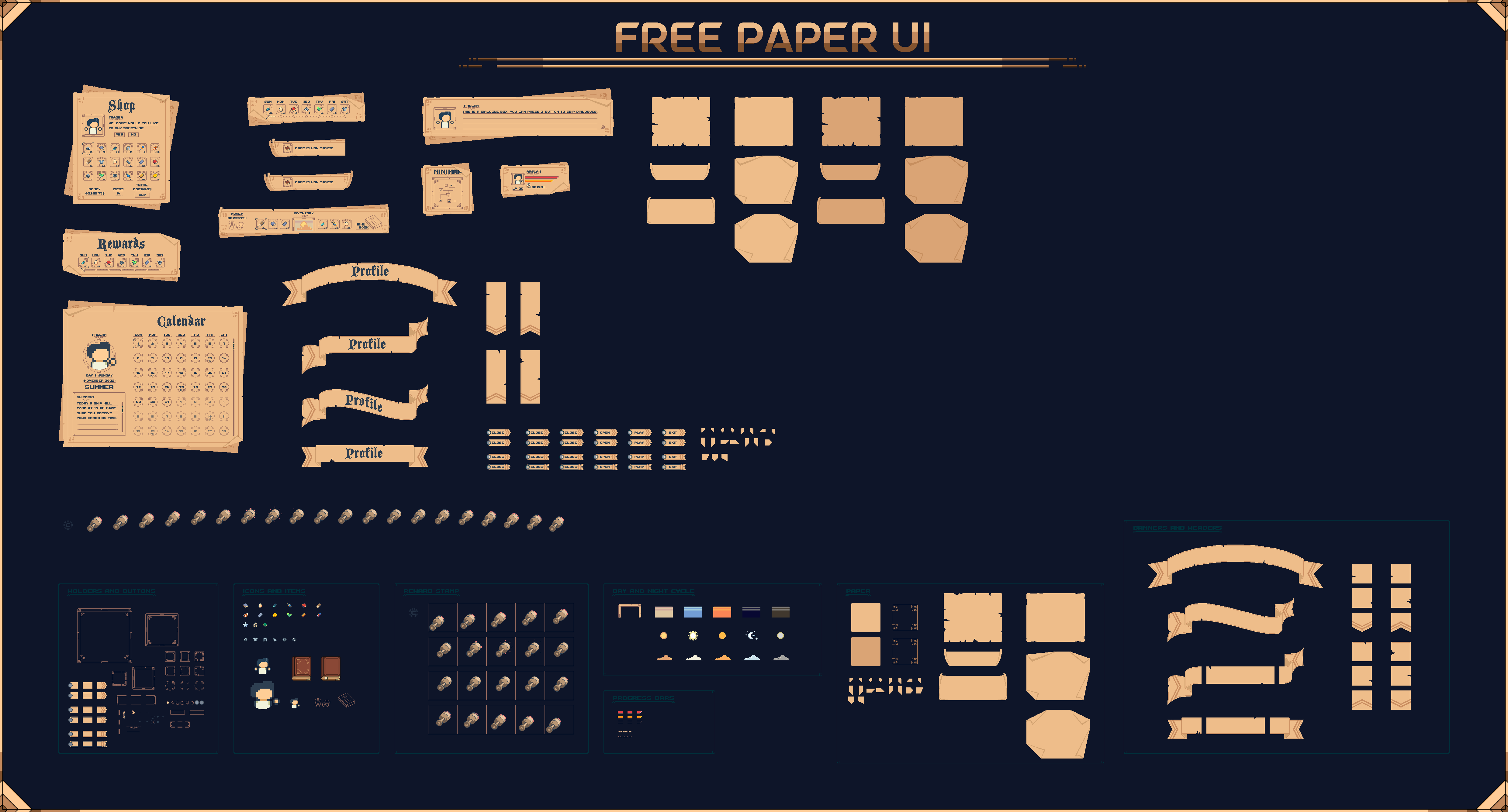 Free Paper UI v1.0