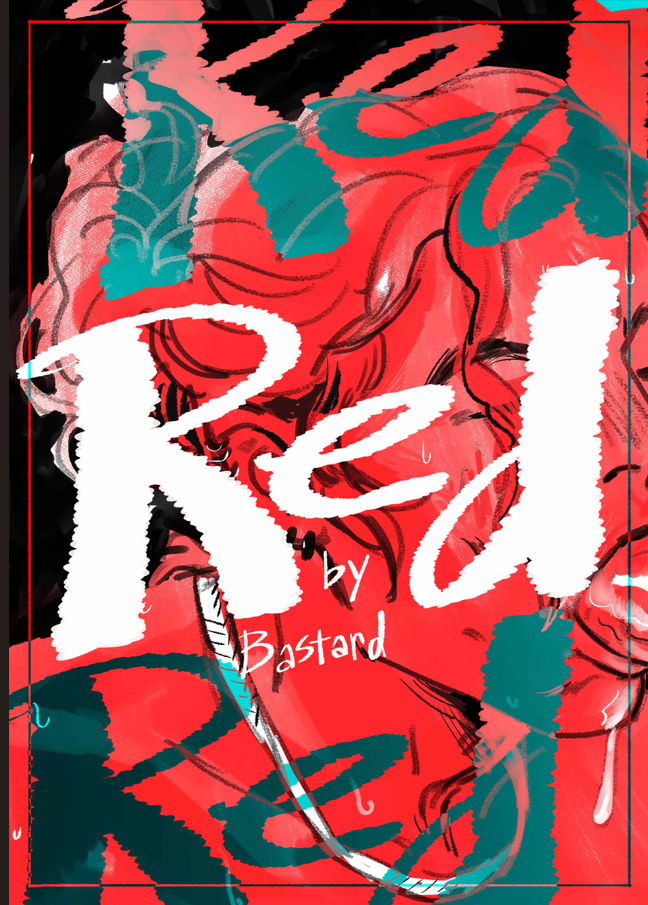 Cover image for RED RED RED artbook by Bastard