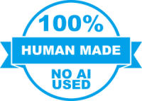 100% HUMAN MADE; NO AI USED