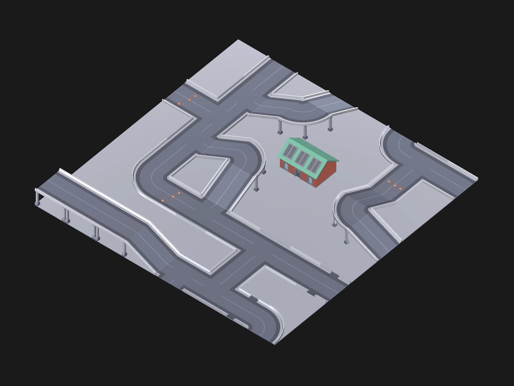 Urban Square - Wave Function Collapse