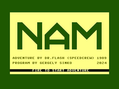 Cover image for NAM (2024) (C64 & PLUS/4)