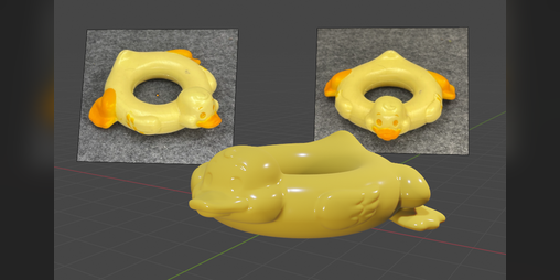 Cover image for My Little Pony g1 seapony ducky rubber ring replica 3D model download