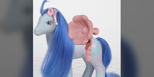 Cover image for Sweetheart Sisters My Little Pony replacement earring 3D model