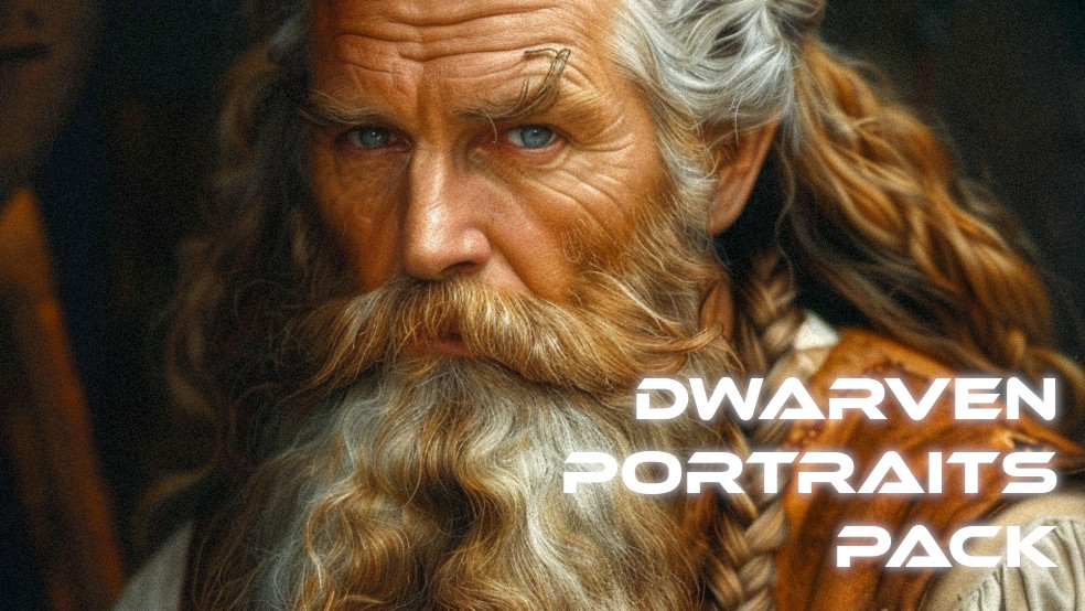 Age Of Olympia Artworks - Free Dwarven portraits pack