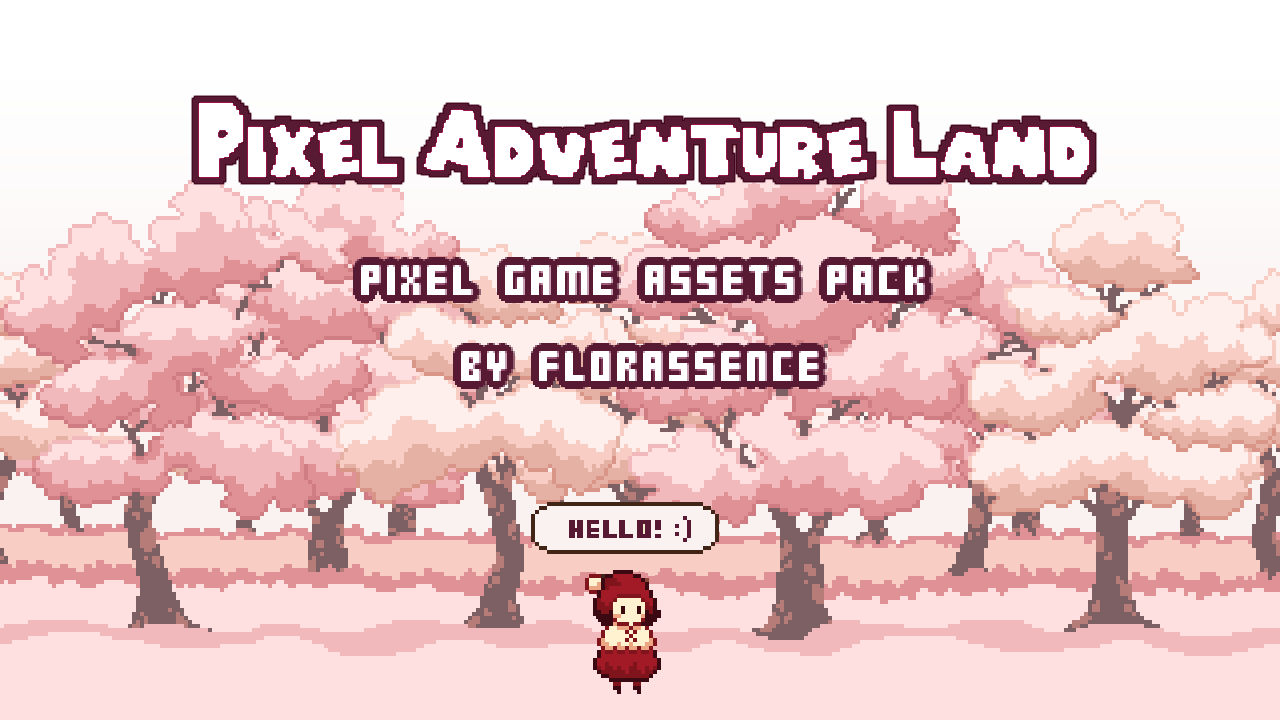 Pixel Adventure Land - Sprites & BGs [Free+Premium] Game Assets Pack