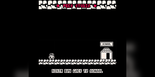 Cover image for Ninja Boy goes to school