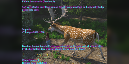 Cover image for 495 Fallow deer attack