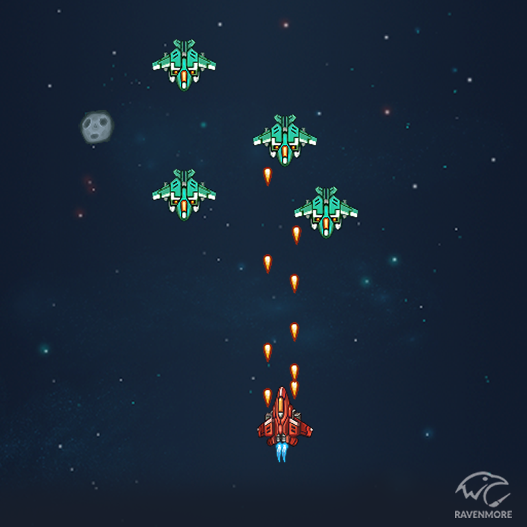 Pixel Space Shooter Assets