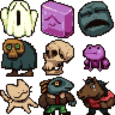 Mixed 32x32px sprites pt.2 by peb