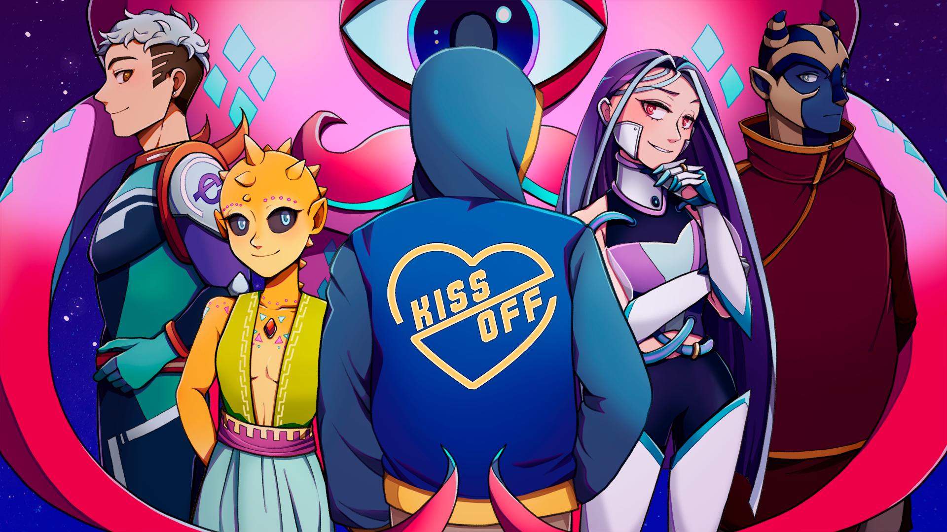 Kiss/OFF is now available on itch.io! - Kiss/OFF by Shark and Pelican Games