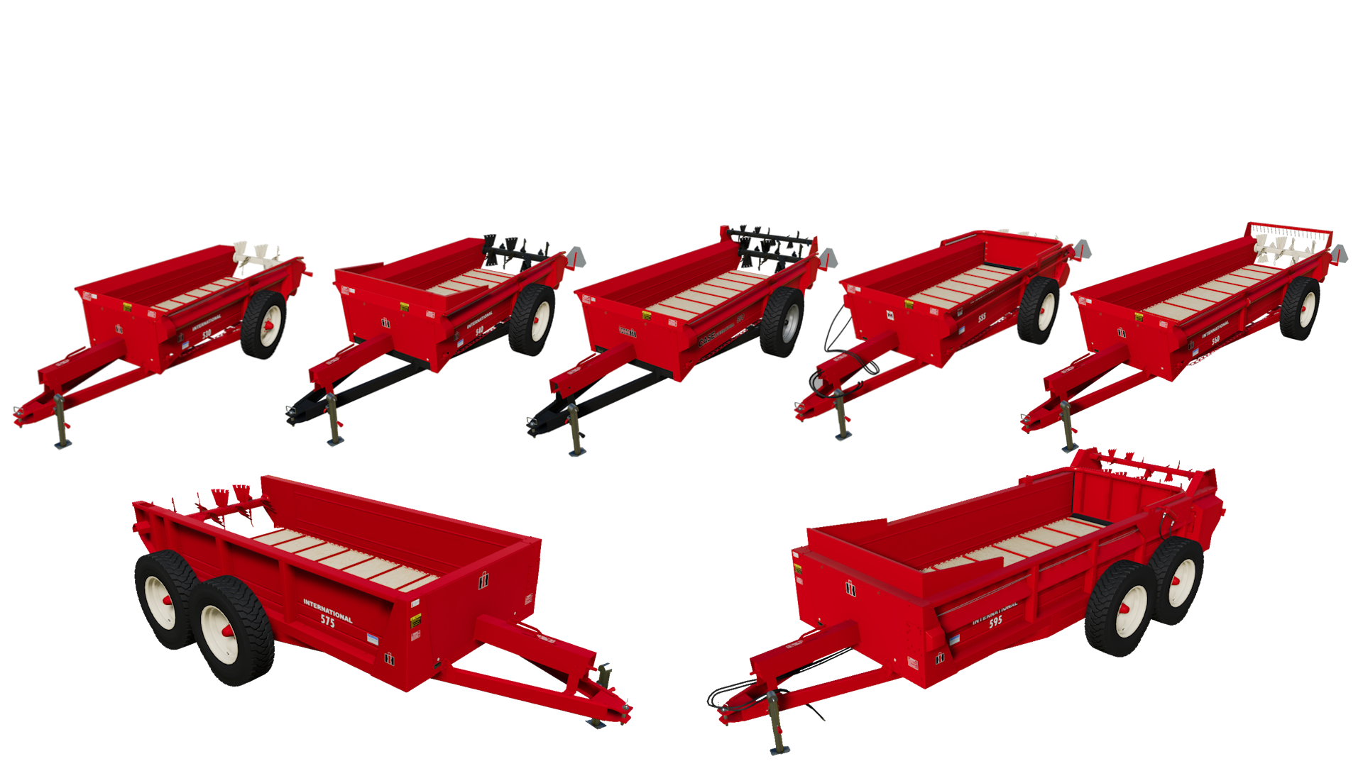 International 500 Series Manure Spreaders