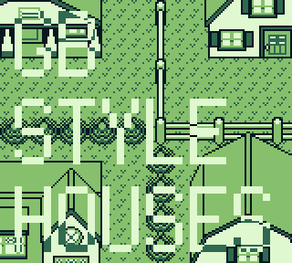 GameBoy-styled houses tileset by chuckiecatt