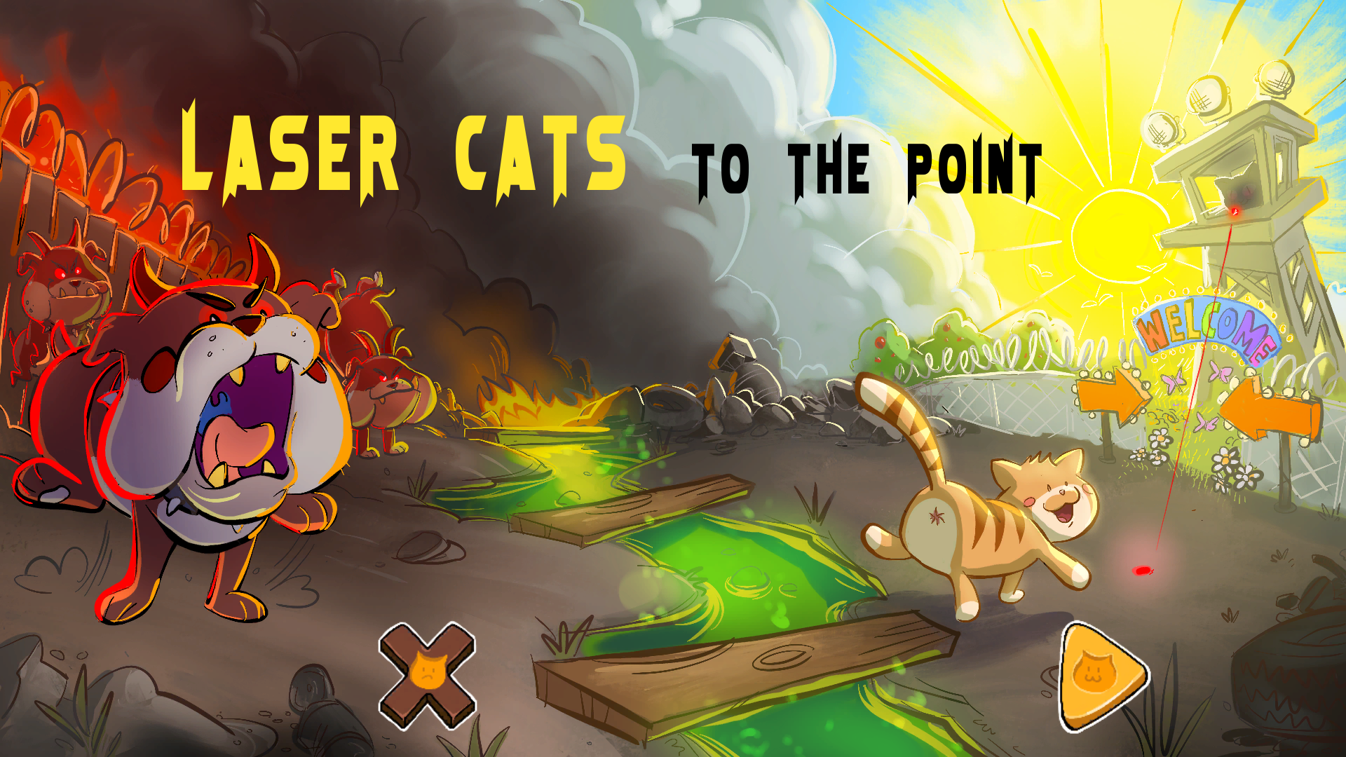 Cover image for Laser Cats: To The Point