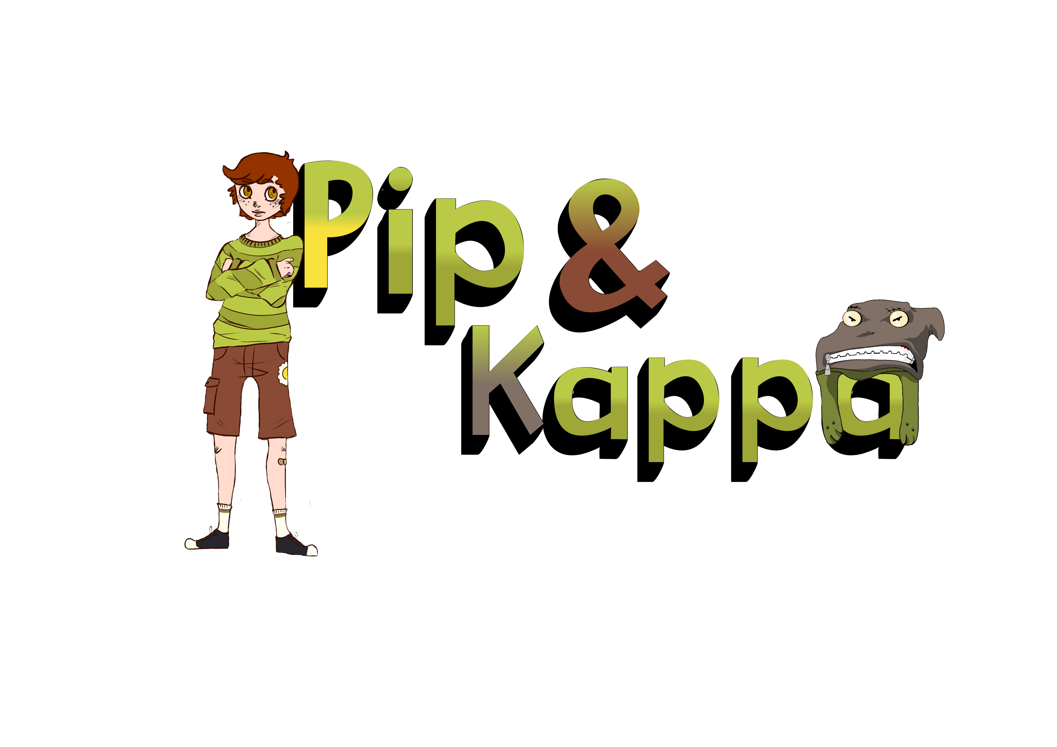 Pip und Kappa by JollyGoodDay