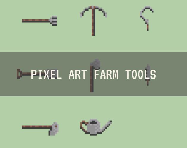 Pixel Art Farm tools