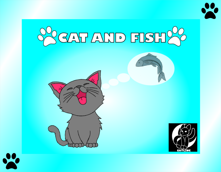 Cat and Fish