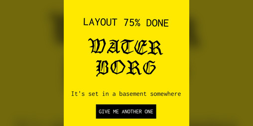 Cover image for Water Borg