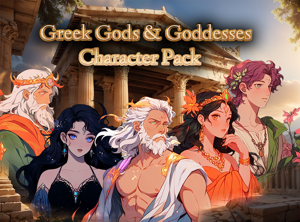 Leonardo RPG Pack - Greek Gods and Goddesses Busts