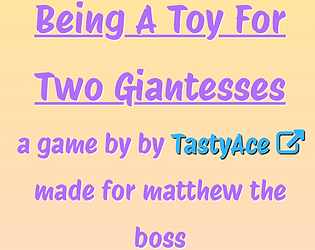 Being A Toy For Two Giantesses