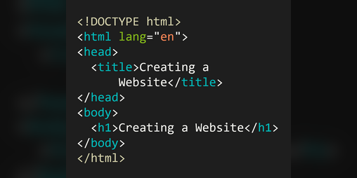 Cover image for Creating a Website