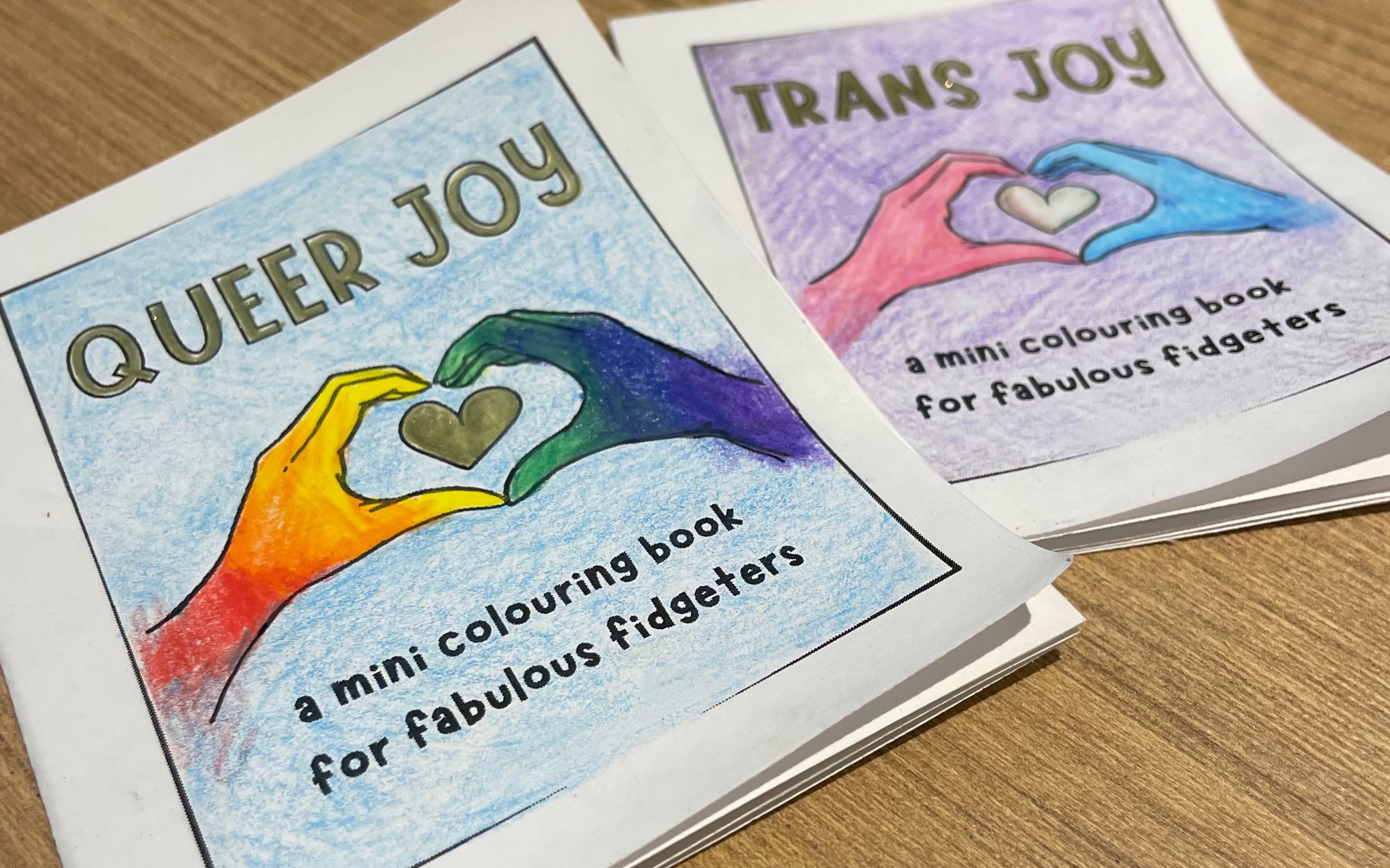 Queer Joy Colouring Book Series by Joysome Creations
