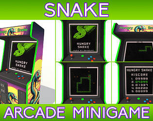 Snake Arcade Mini Game Demonstration