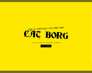 CATBORG   - PLAY AS CATS IN ANY BORG 
