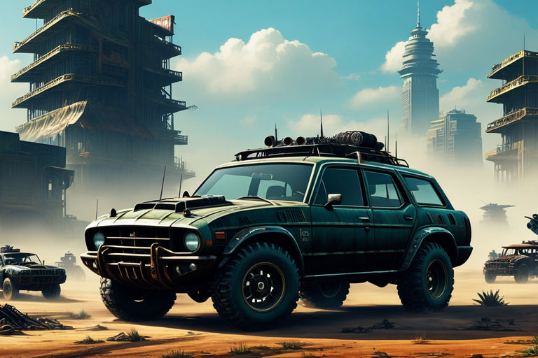 Readel Pos tApocalyptic Cars 2 by READEL