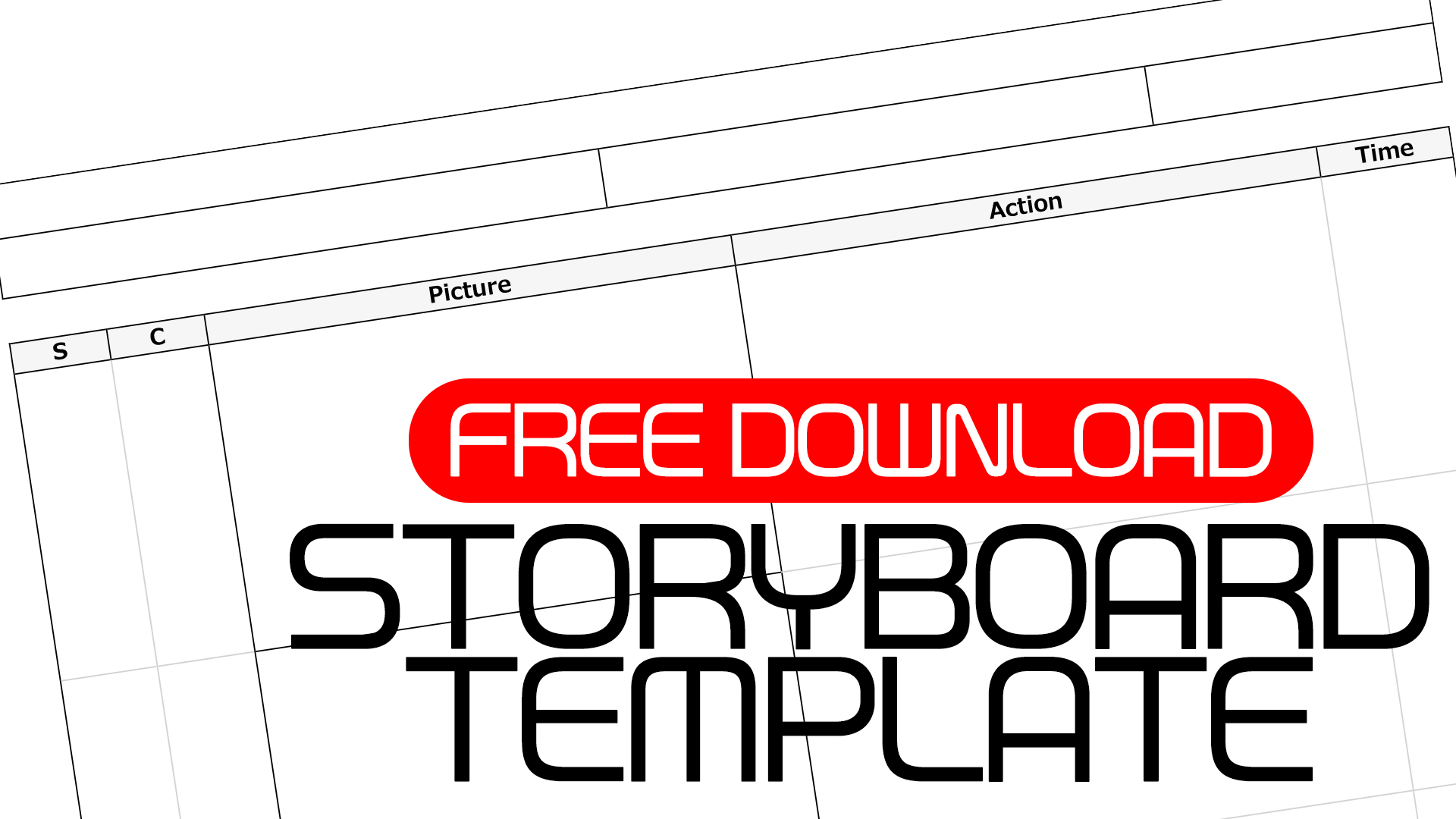 Storyboard Template (絵コンテテンプレート)