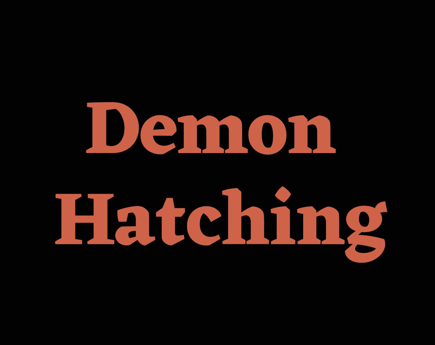 Cover image for Demon Hatching