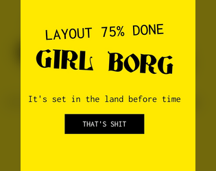 GIRLBORG   - It's set in the land before time 
