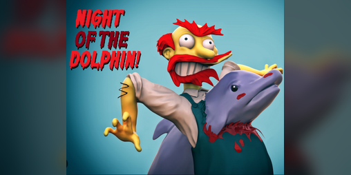 Cover image for The Simpsons : Night of the Dolphin