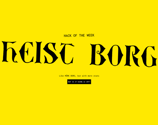 Cover image for HEIST BORG