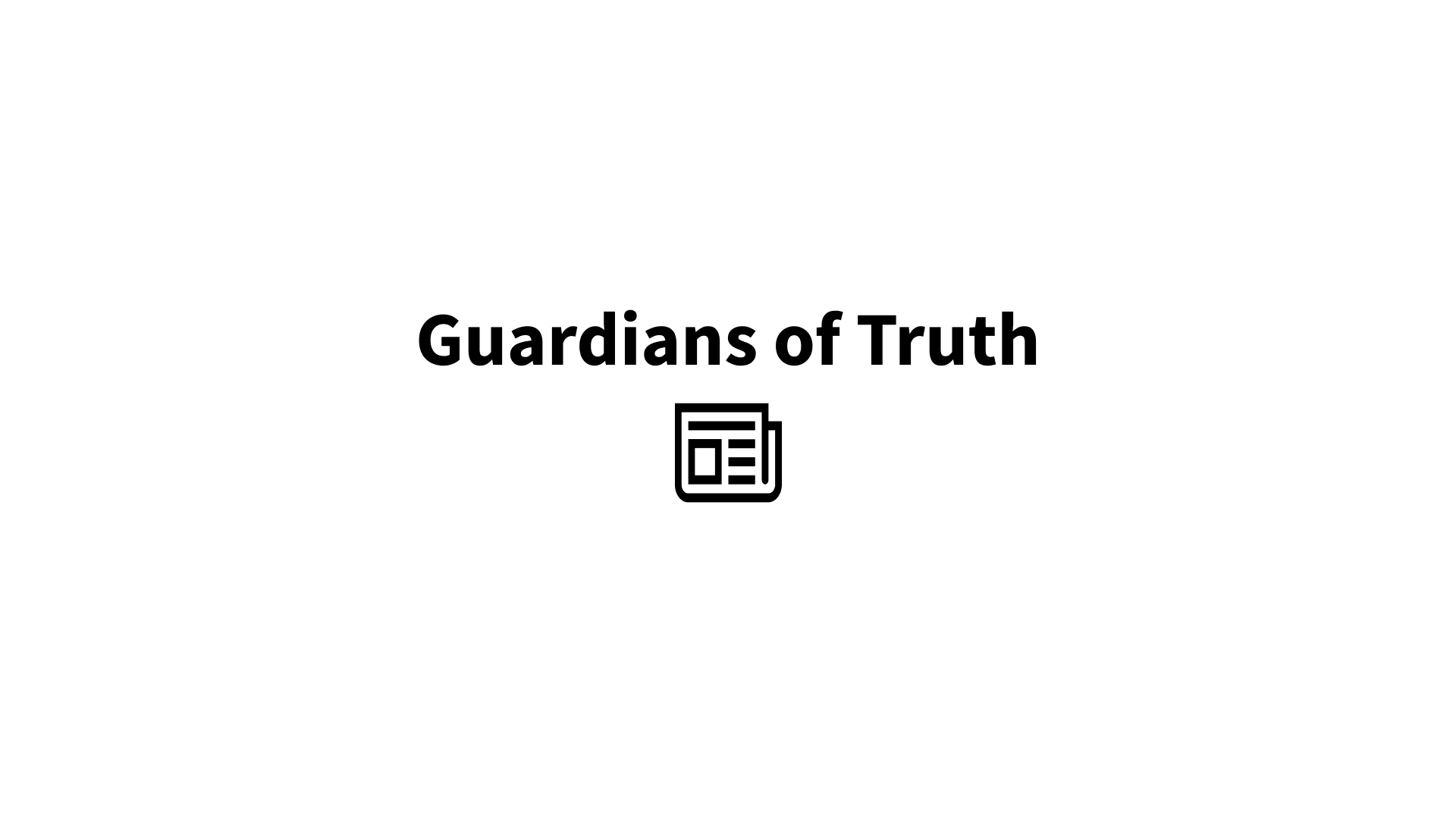Cover image for Guardians of Truth