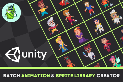 SpriterNator: Batch Sprite Animation and Library Tool for Unity by ...
