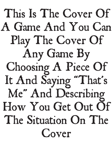 Cover image for This Is The Cover Of A Game
