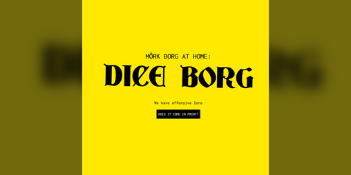 Cover image for DICE BORG
