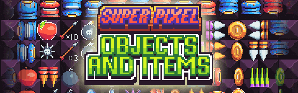 Super Pixel Objects and Items