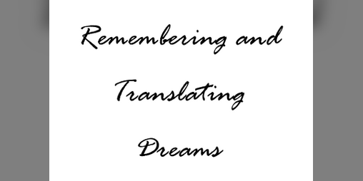 Cover image for Remembering Dreams / Creador de Sueños