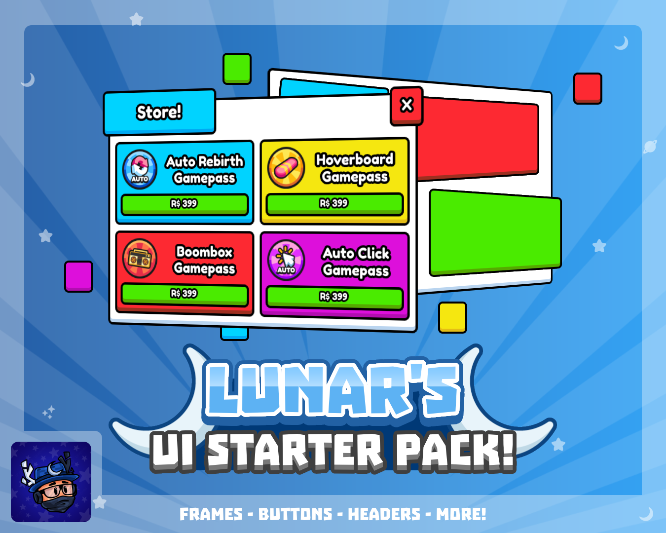 UI Starter Pack! by Lunar UI