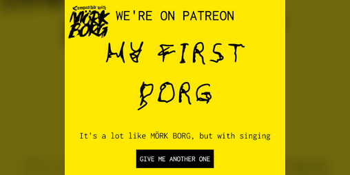 Cover image for MY FIRST BORG