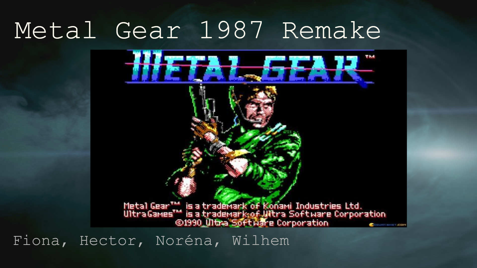Metal Gear 1987 Remake Gamejam (Rubijam 2023)