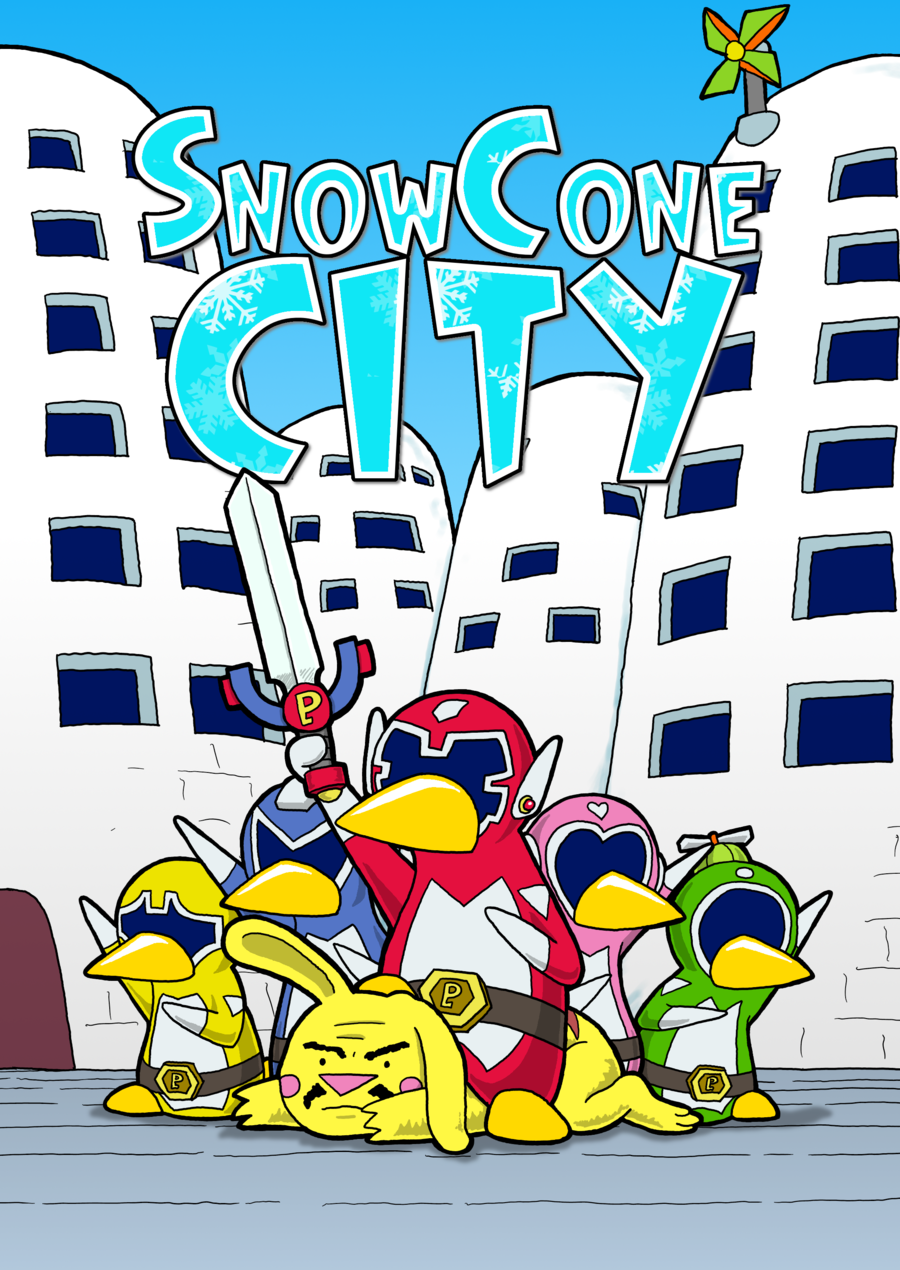 SnowCone City: Penguin Rangers vs the Pet Monsters