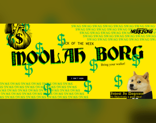MOOLAH BORG   - GET RICH QUICK OR DIE TRYING 