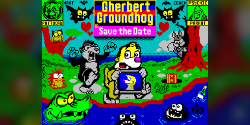 Cover image for Gherbert Groundhog in Save the Date - ZX Spectrum 48k
