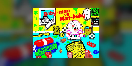 Cover image for Baby-man Vs Man-baby - ZX Spectrum 48k