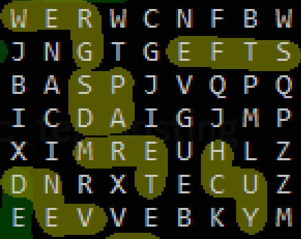 Tetromino Word Search